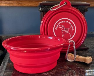 Collapsible Dog Bowls with DSA Logo