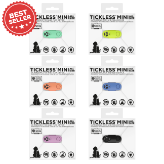 Tickless ultrasonic flea and tick repeller