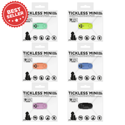 Tickless ultrasonic flea and tick repeller